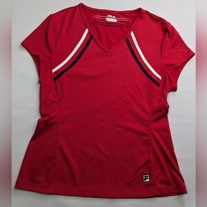 Fila Sport Women's Tennis Golf Workout Shirt Medium EUC